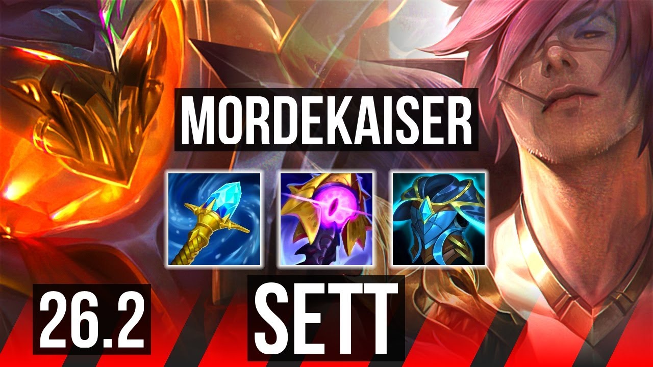 MORDEKAISER vs SETT (TOP) | NA Master | 26.2