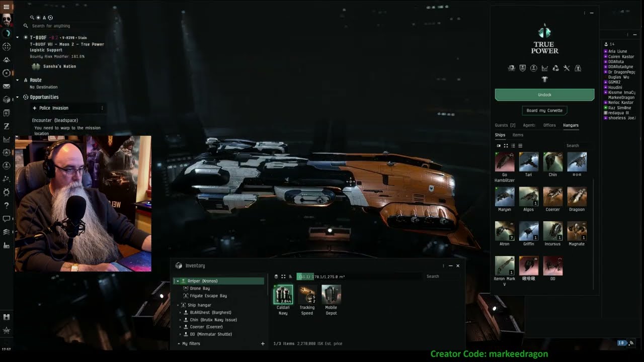 Риппер Кронос, участник миссий - EVE Online 2808