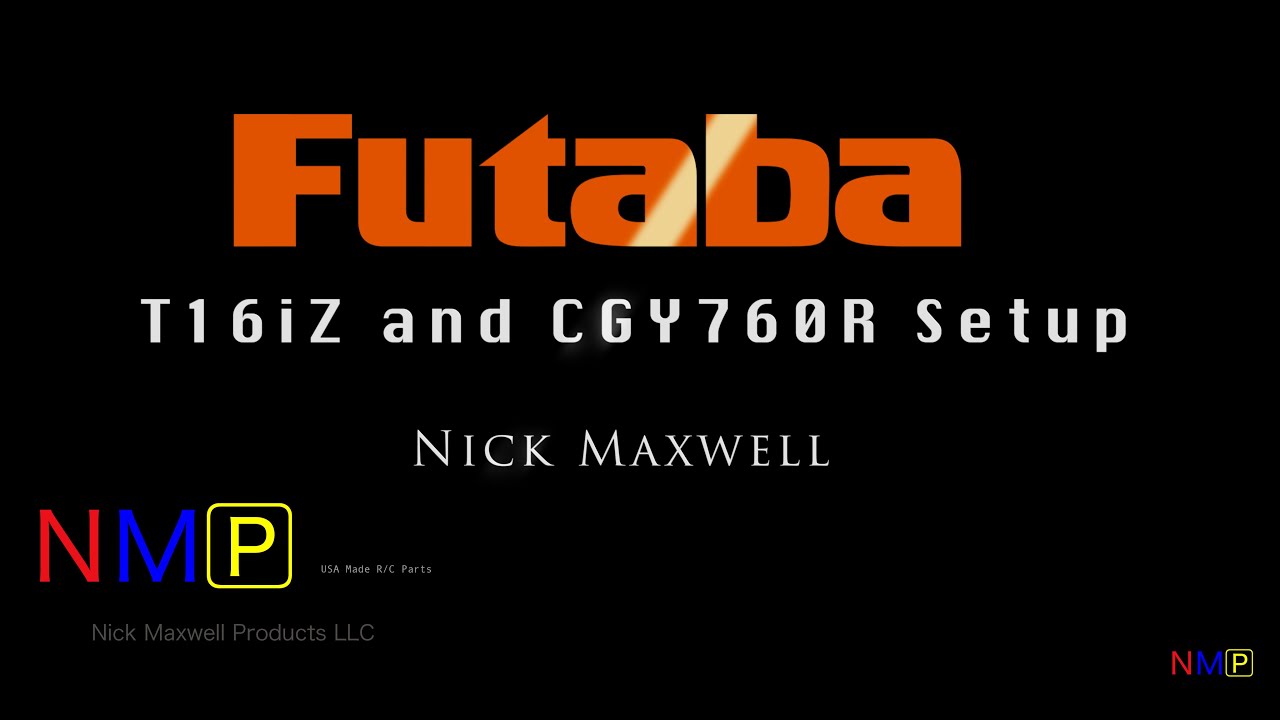 Futaba 16IZ Setup for CGY760R Gyro
