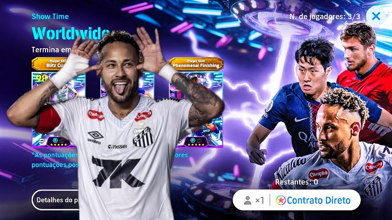 🚨 NOVO NEYMAR BLITZ CURLER GRÁTIS AO VIVO! TESTANDO AGORA | eFootball