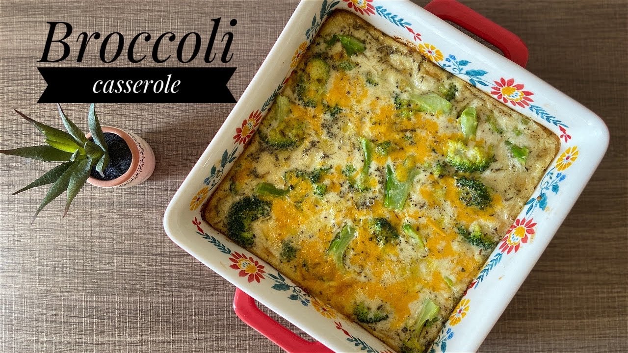 Broccoli Cheese Casserole | Casserole Recipes |Easy Broccoli Recipes | foodprintsoflife