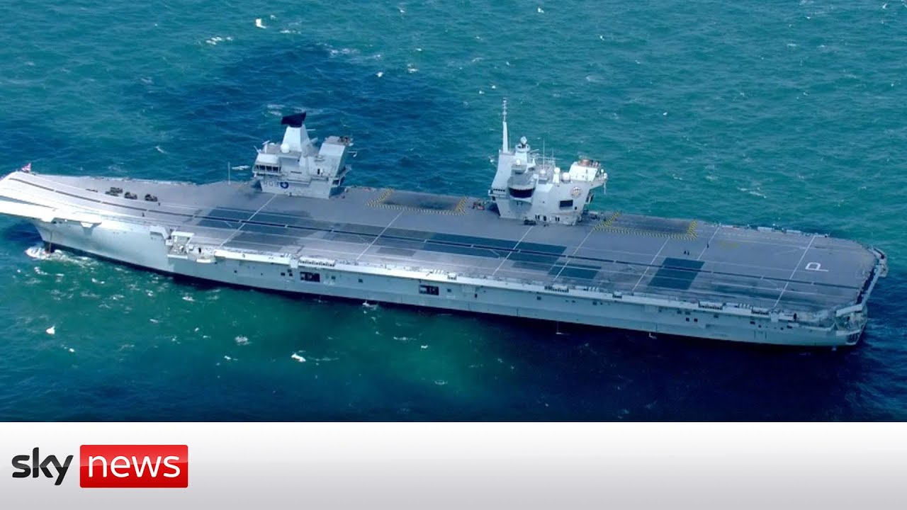 UK's biggest warship breaks down
