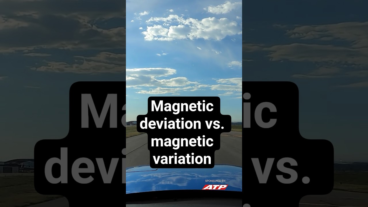 Magnetic deviation vs. magnetic variation