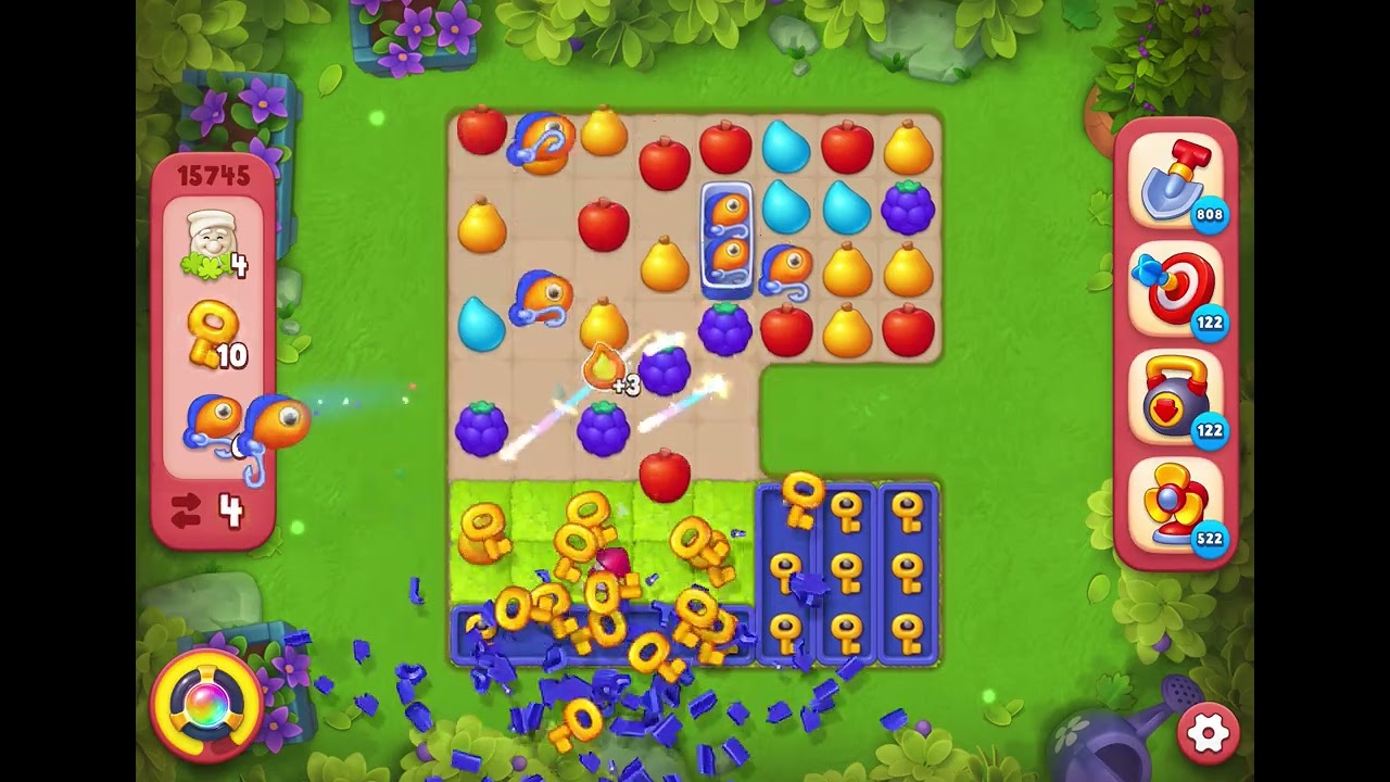 GardenScapes Level 15745 no boosters 