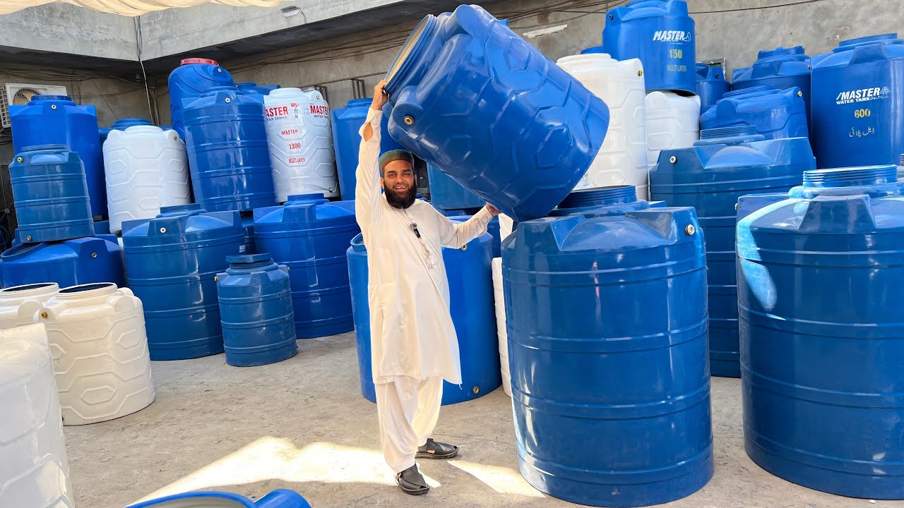 How a Plastic Water Tank is Made in the Factory By Skilled workers