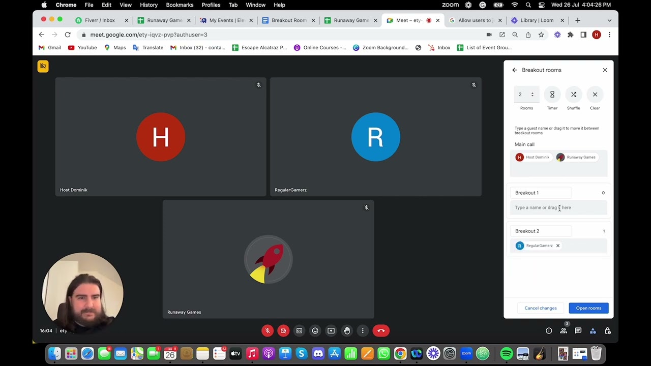 How To Create Breakout Rooms in Google Meet