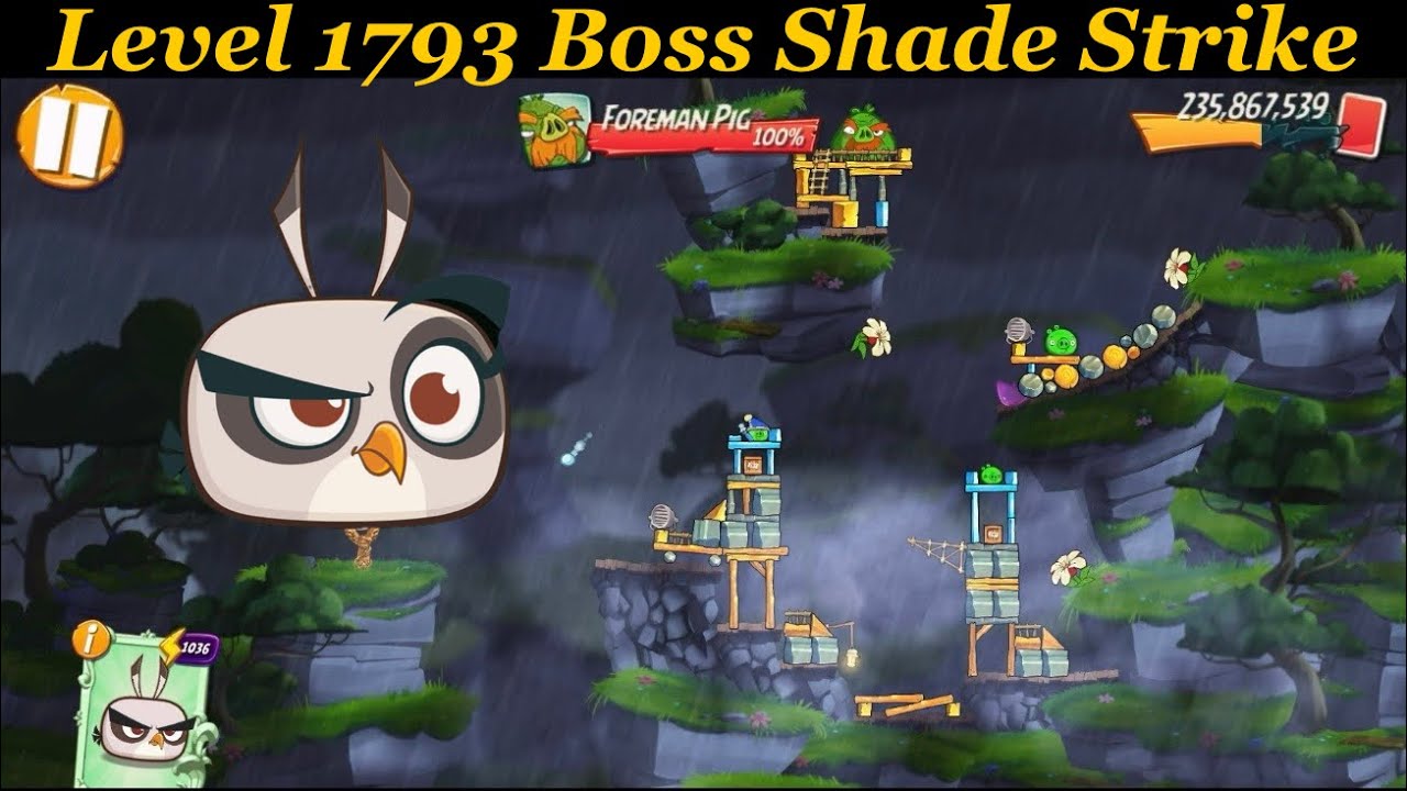 Angry Birds 2 AB2 Level 1793 Boss Shade Strike