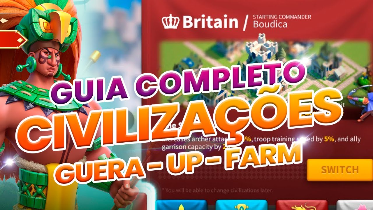 GUIA DEFINITIVO INICIANTES E VETERANOS!  MELHORES CIVILIZAÇÕES 2026