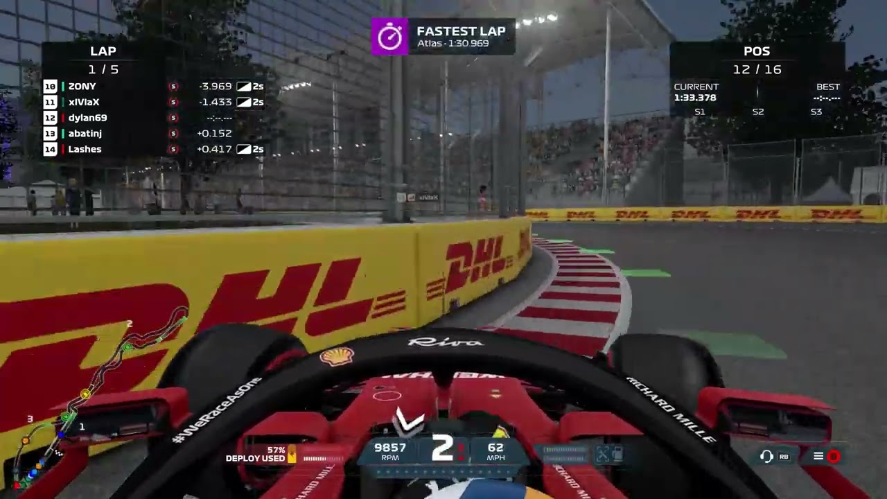 my teammate crashed into me... to save me? | F1 2021