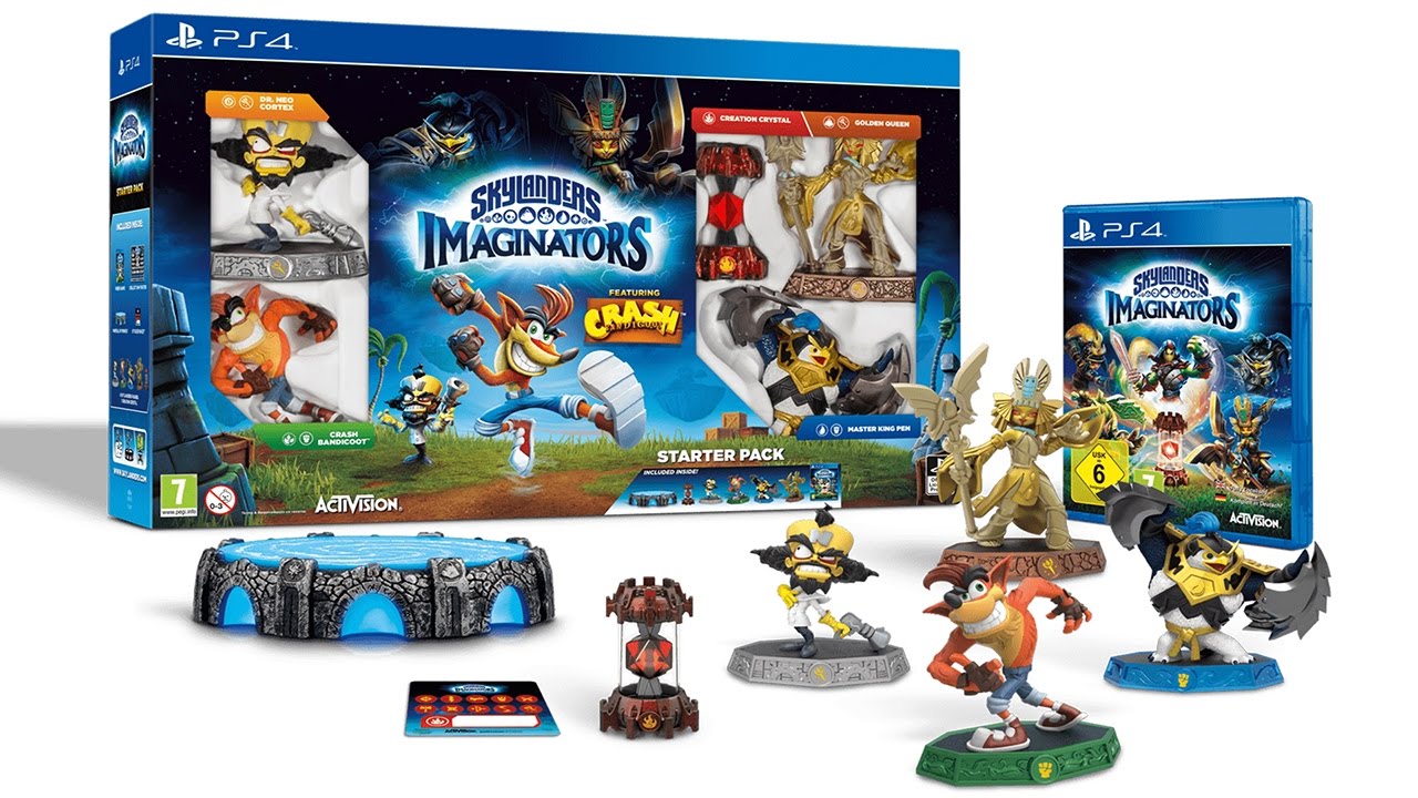 SKYLANDERS IMAGINATORS CRASH EDITION [PS4/PS3] UNBOXING