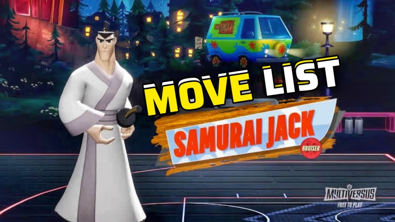 MultiVersus - Samurai Jack Moves List | Signature Perks GUIDE | Special Moves