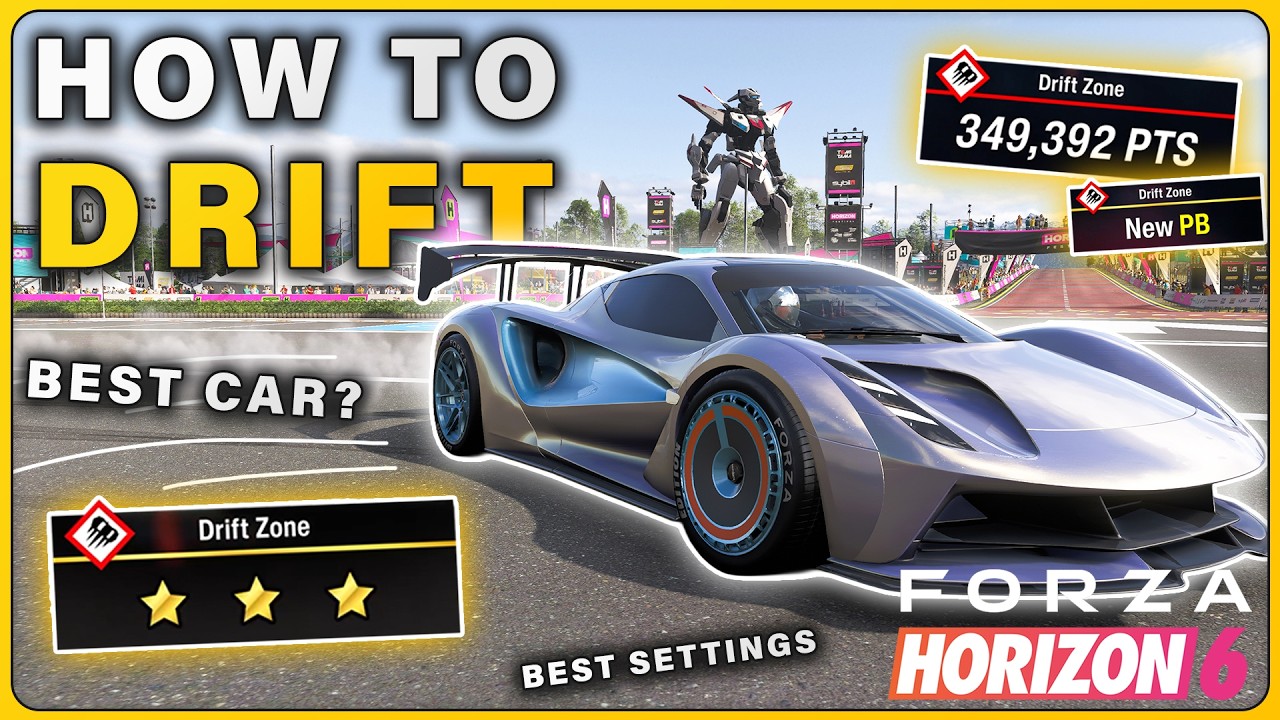 How to Drift 3 Star Zones | Controller Guide ► Forza Horizon 6