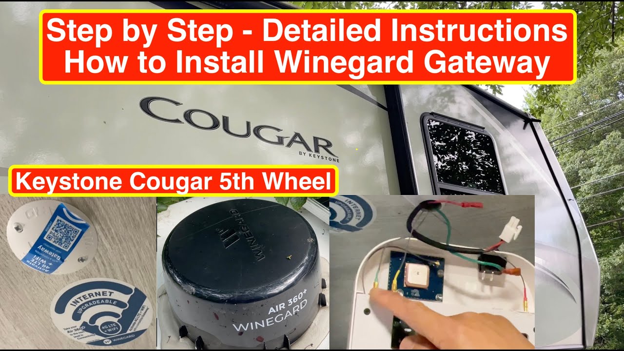 Пошаговая инструкция по установке Winegard Gateway 4G LTE с 360+ Connect V2 в автодоме Keystone C...
