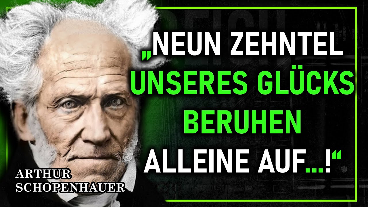 Die klügsten Zitate von Arthur Schopenhauer, die du besser so früh wie möglich kennen solltest