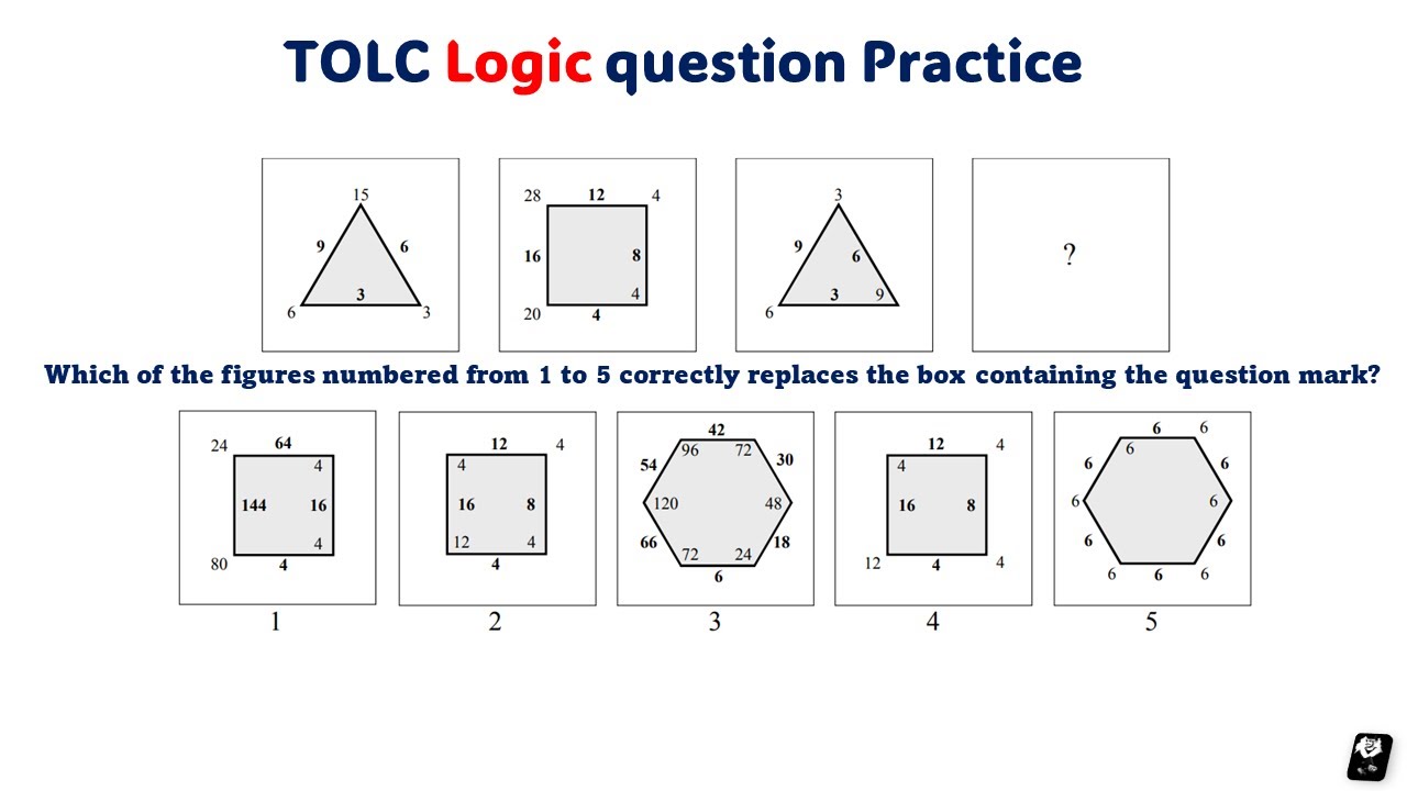 TOLC Exam logic problem practise (CISIA mentor practise materials) #tolcexam #cisia