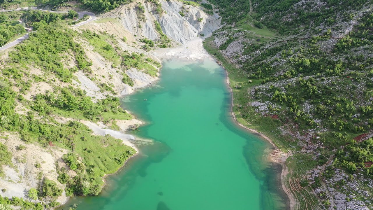 Bizë (Martanesh mountain), Shëngjergj, Tirana -  Albania by Drone 4K