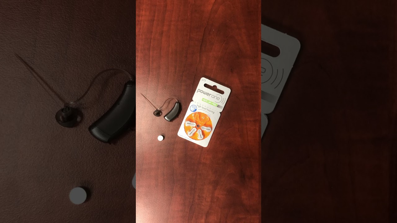 Phonak RIC hearing aid size 13 battery replacement