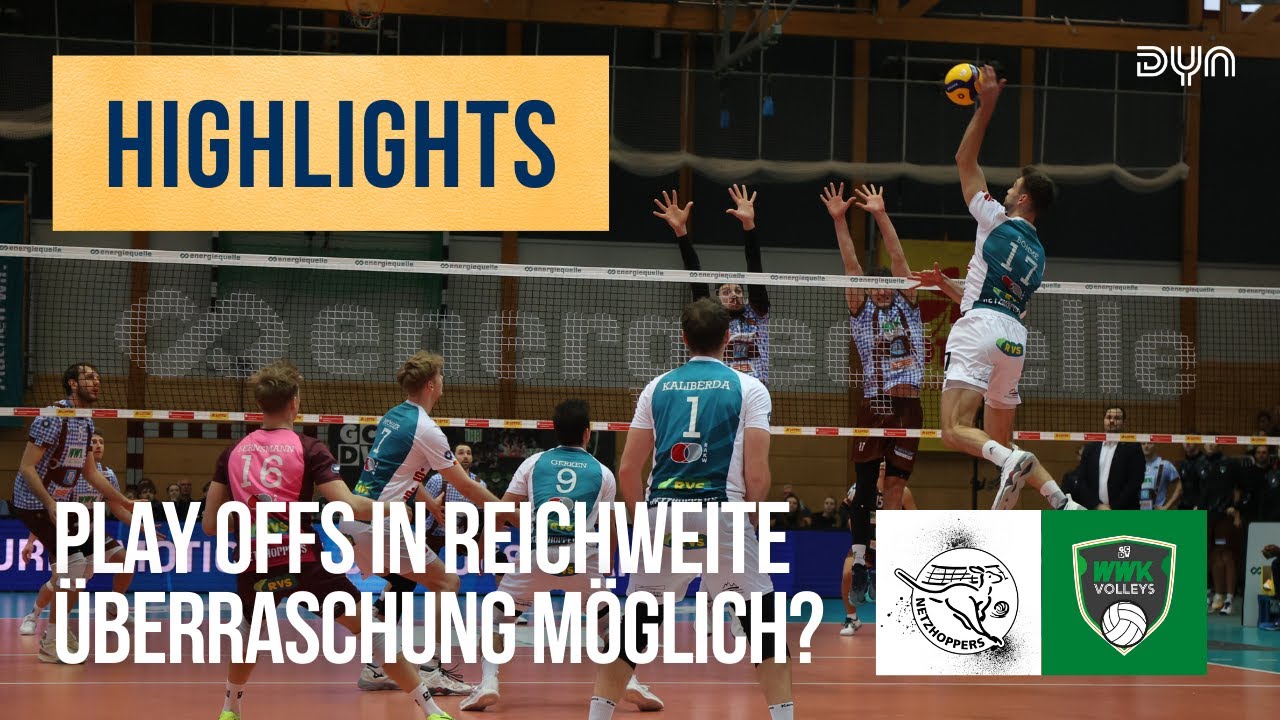 Energiequelle Netzhoppers KW - WWK Volleys Herrsching |&nbsp;Highlights Volleyball Bundesliga