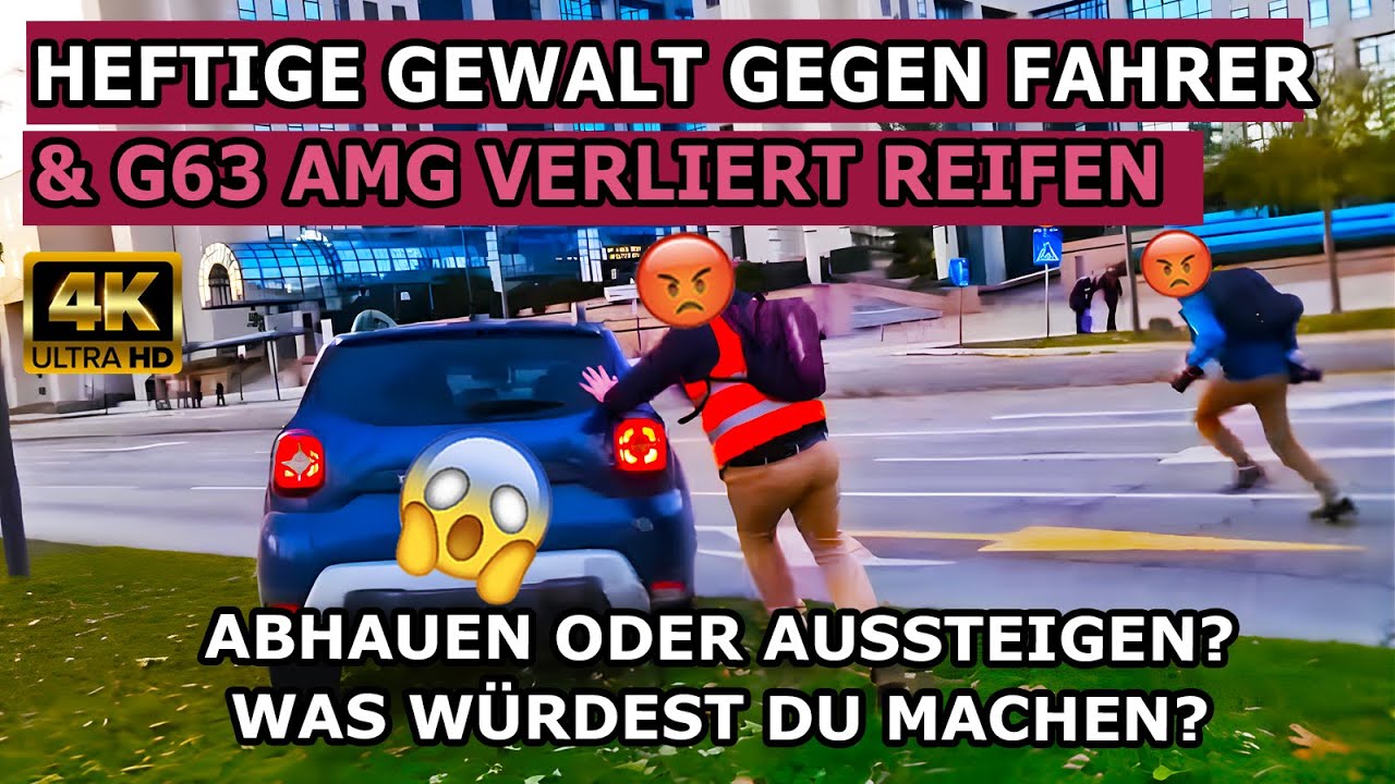 G63 AMG VERLIERT RÄDER, GEWALTÄTIGER ANGRIFF AUF KLIMA-GEISEL & Ein VW-MORALAPOSTEL DRÄNGELT BRUTAL