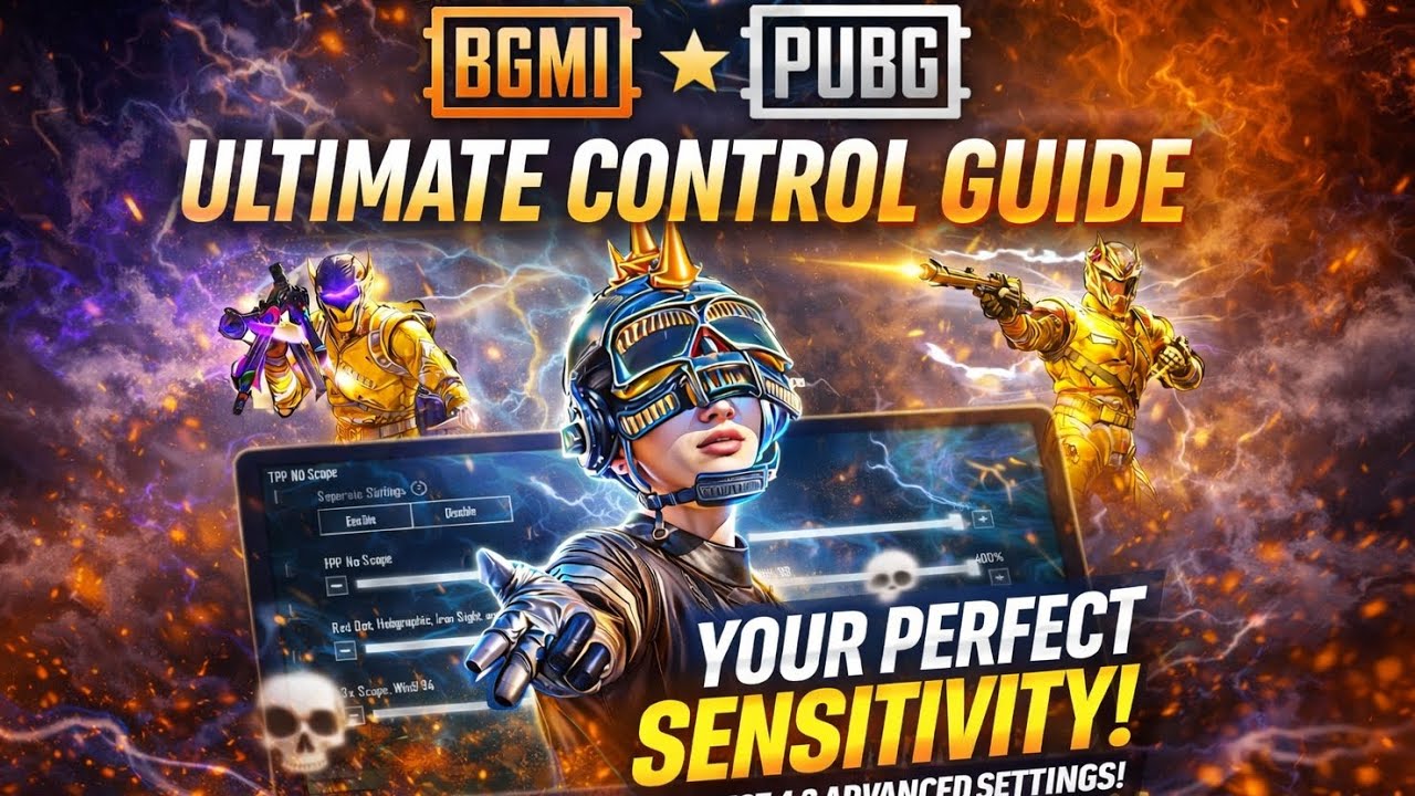 BGMI Best Sensitivity 2026 🔥 Non-Gyro + Low End Devices | Zero Recoil Settings