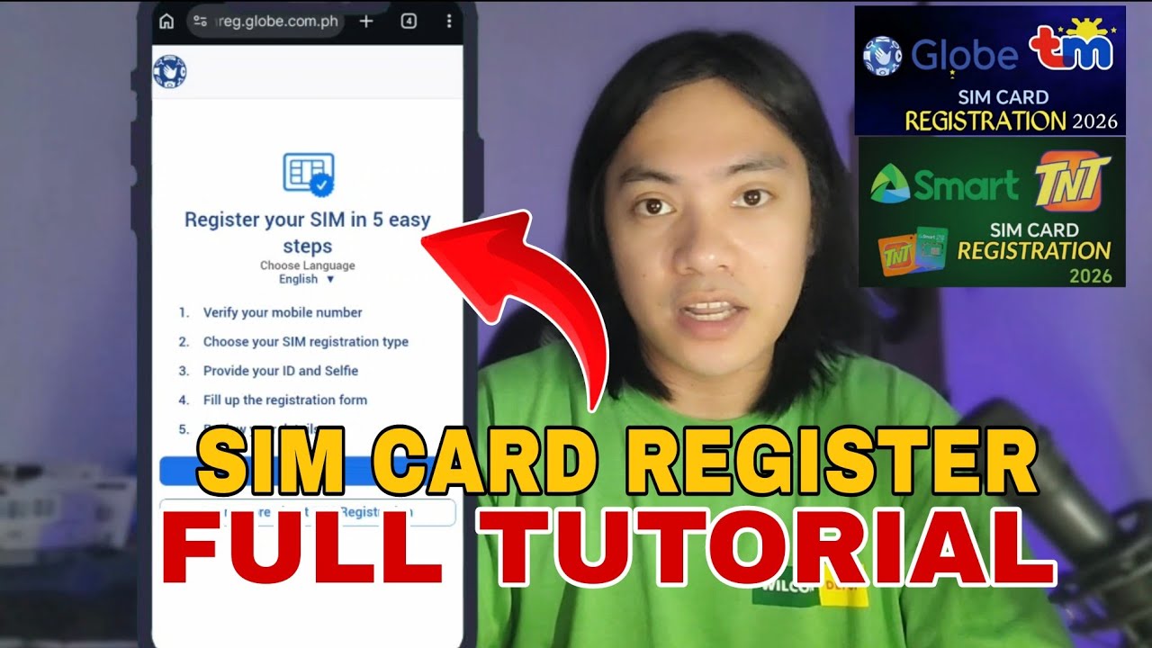 PAANO I REGISTER ANG SIM CARD SA CELLPHONE