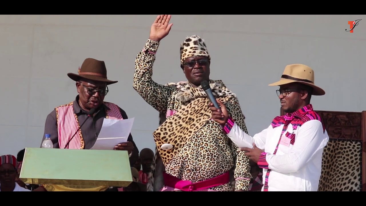 King Fillemon Shuumbwa Nangolo swearing-in ceremony as the 18th King of gwOndonga