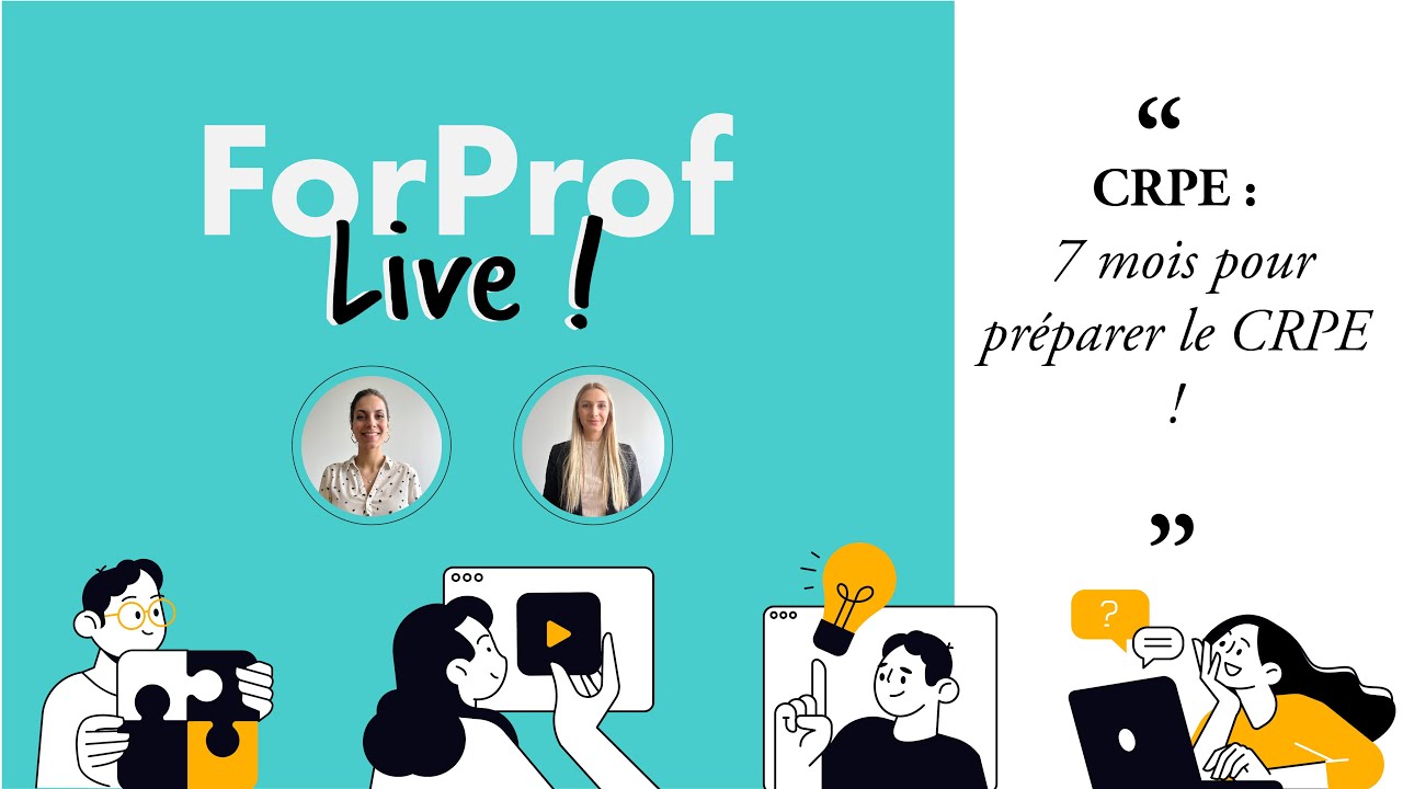 🔴 LIVE : 7 mois pour préparer le CRPE