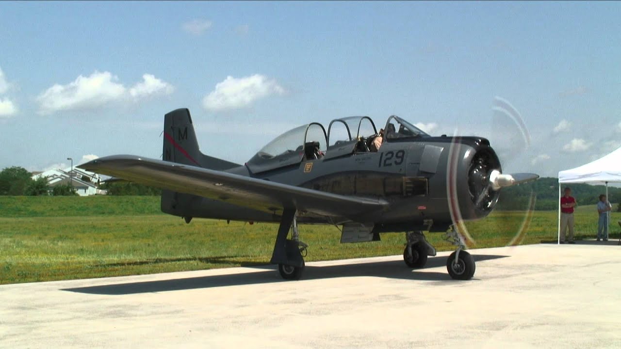 T-28 startup.mpg
