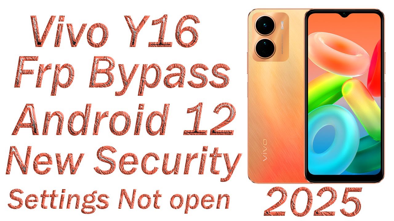 Vivo Y16 Frp Security Decmber 2024/All Vivo Frp Bypass Setting Not Open/Assistent Not Working Solved