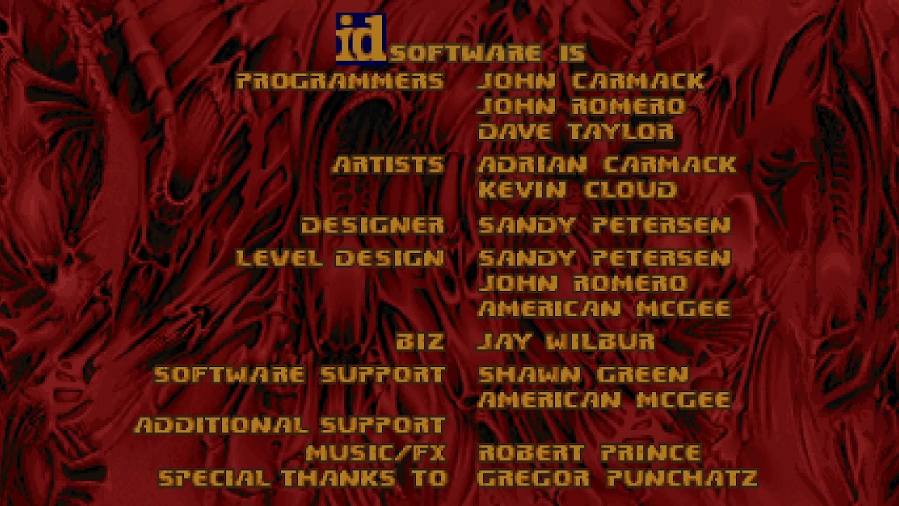 Doom 2: 555 title menu
