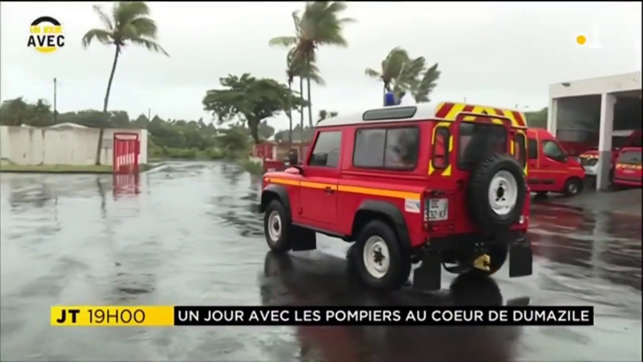Les pompiers au coeur de Dumazile