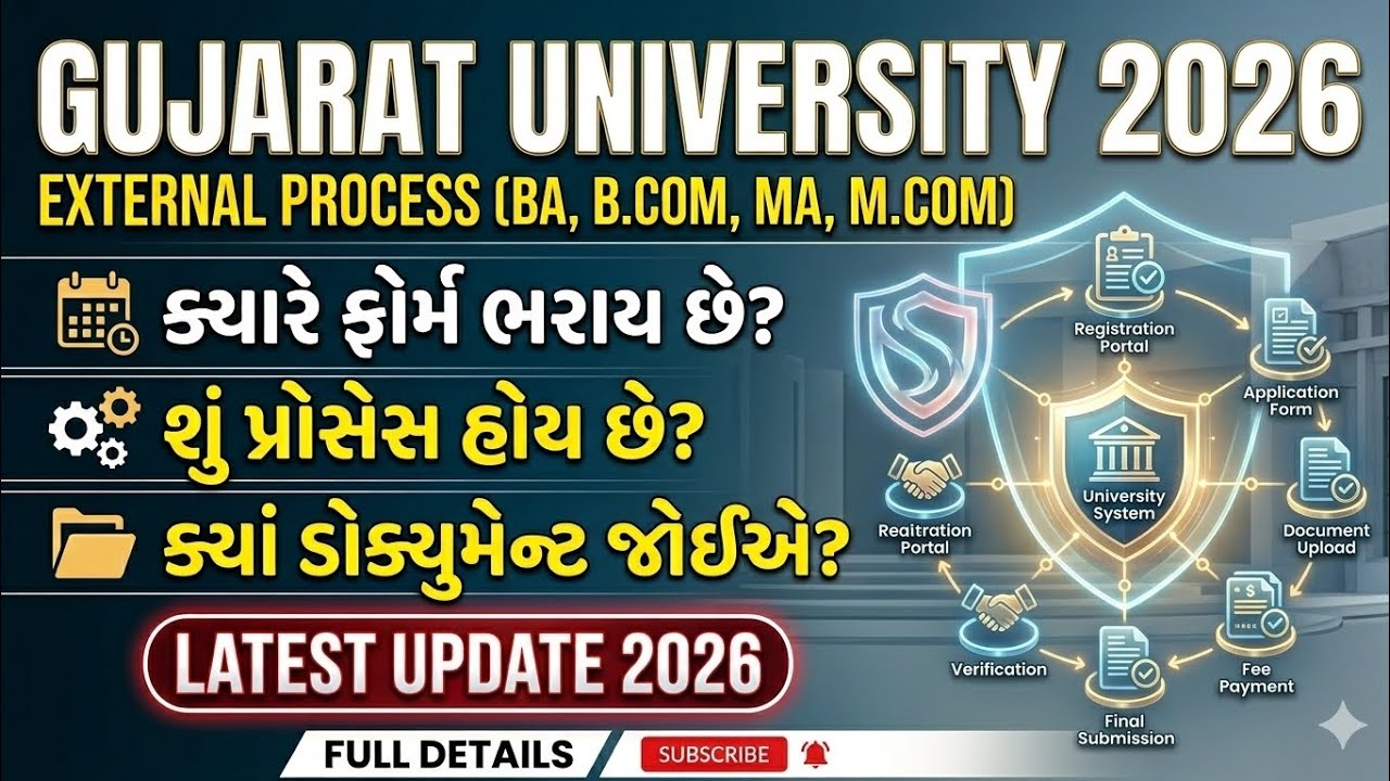 GUJARAT UNIVERSITY EXTERNAL PROCESS 2026 || #gujaratuniversity #external #EXTERNAL2026 #gu #gcas