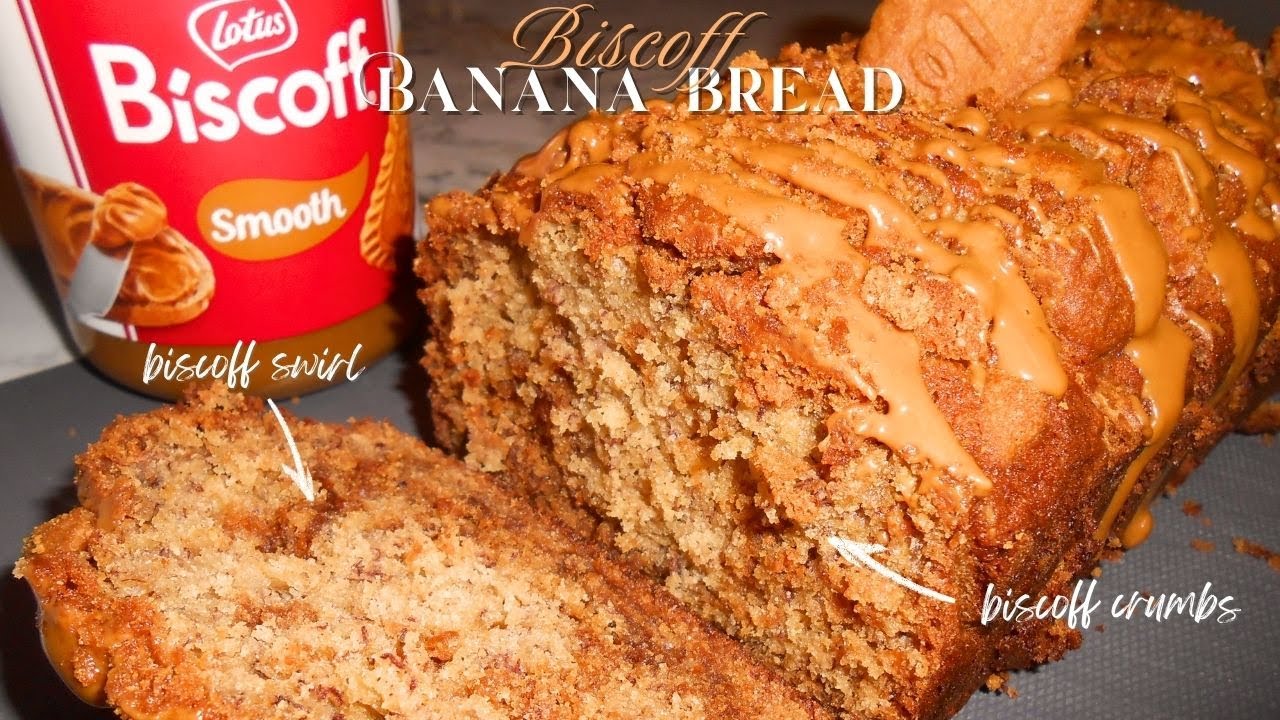 Moist Biscoff Banana Bread 🍌Simple & Quick Recipe!