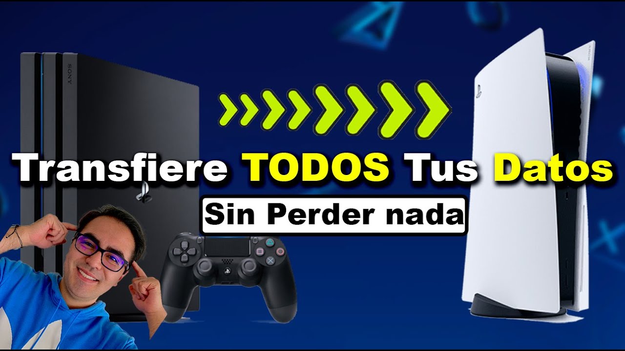 Cómo Transferir Nuestros Juegos | Savedata | APPS y Toda la Información De Una Ps4 a Una Ps5 | JxR