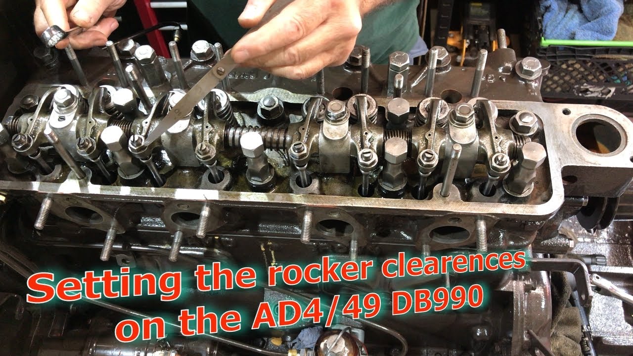 setting the rocker clearences on the DB990 #66