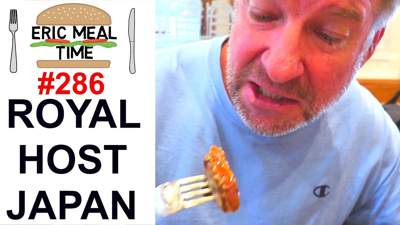 Best Family Restaurant in Japan? (Royal Host) - Eric Meal Time #286