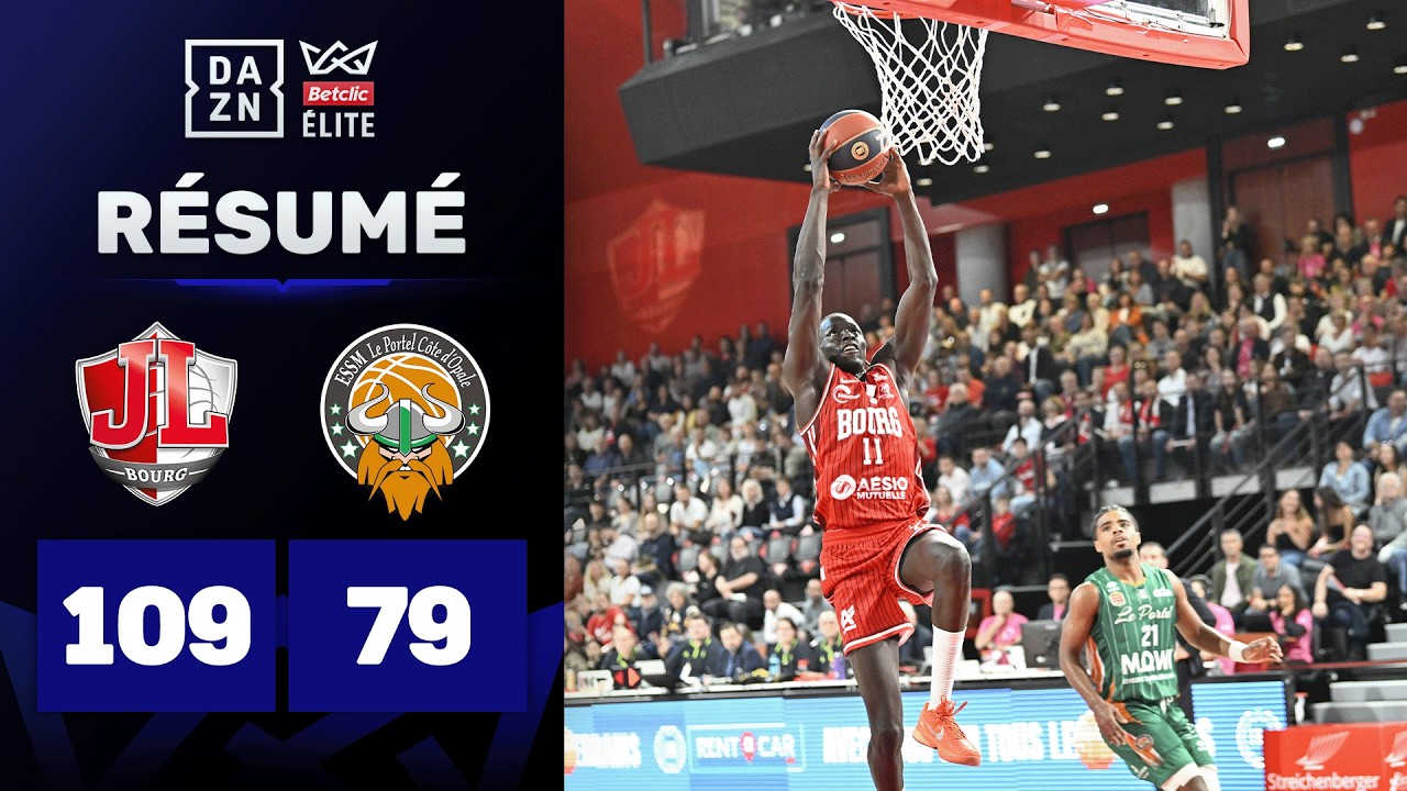 Bourg-en-Bresse - Le Portel | Betclic Élite 2025 - 2026 | DAZN Highlights