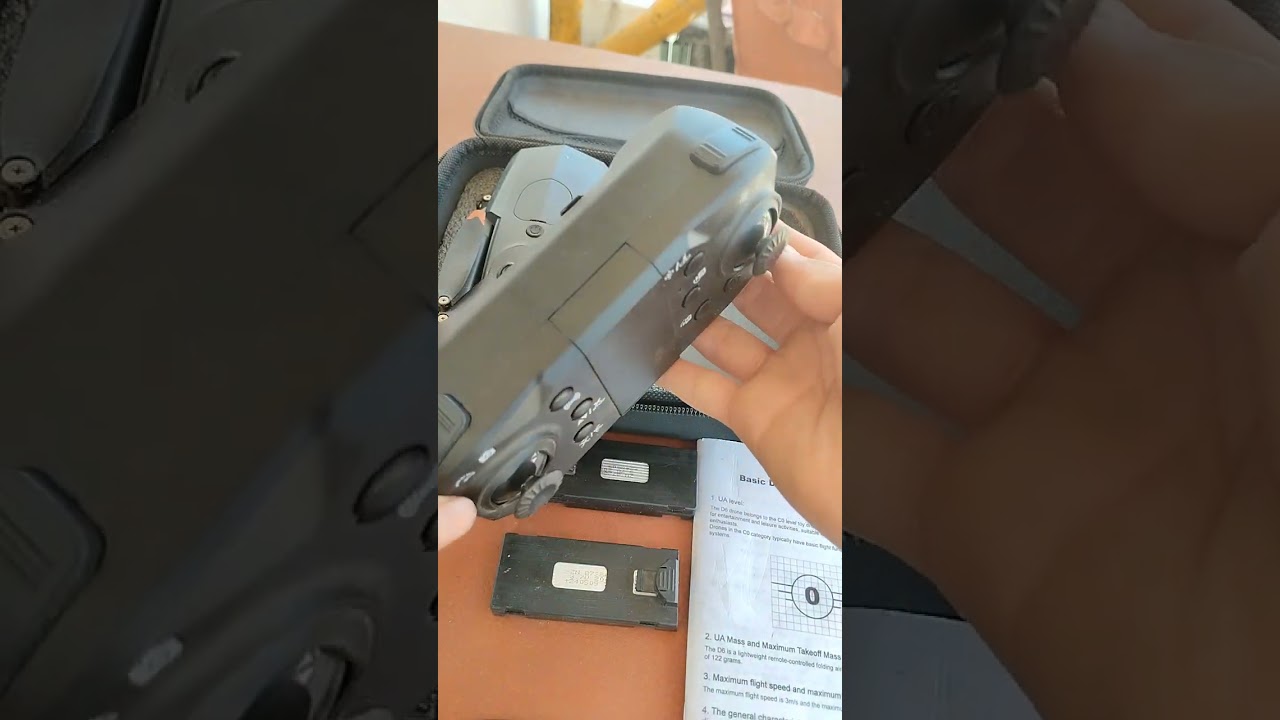 esto es todo lo que trae mí drone d6 pro
