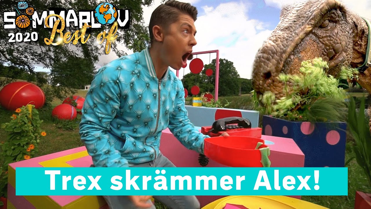 Trex skrämmer Alex! Trex i sommarlov Del 1