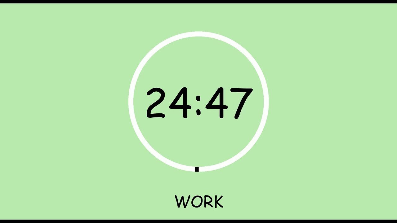 Pomodoro 30 Minutes (25/5) – Quiet Focus Session