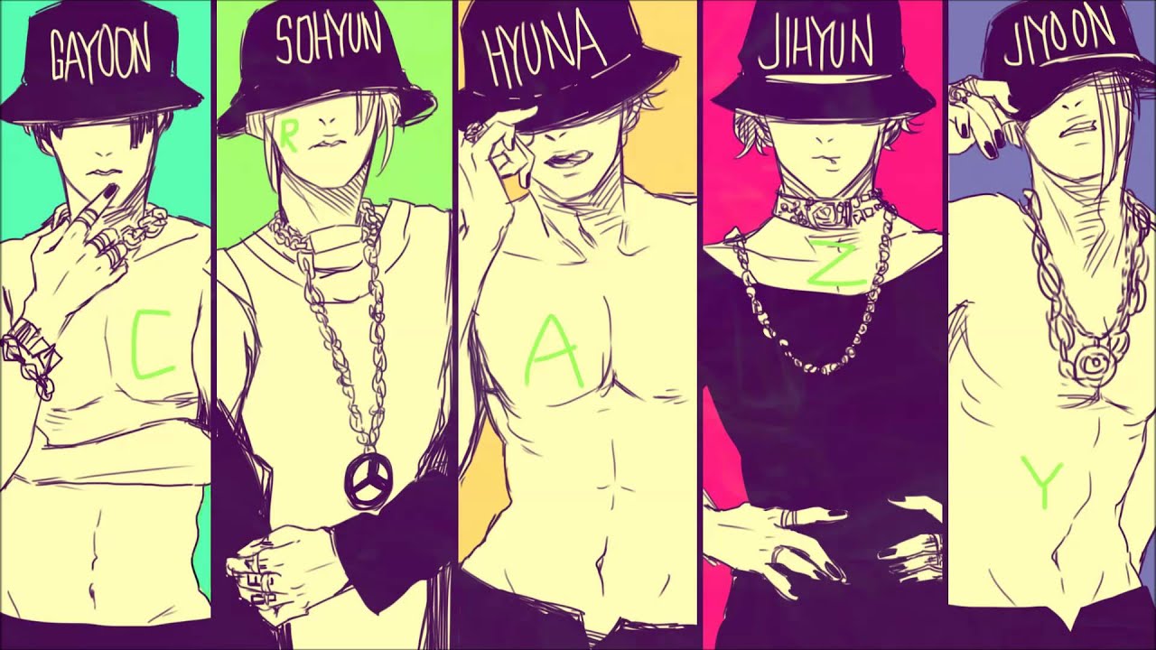 【4MINUTE】 Crazy -male ver.