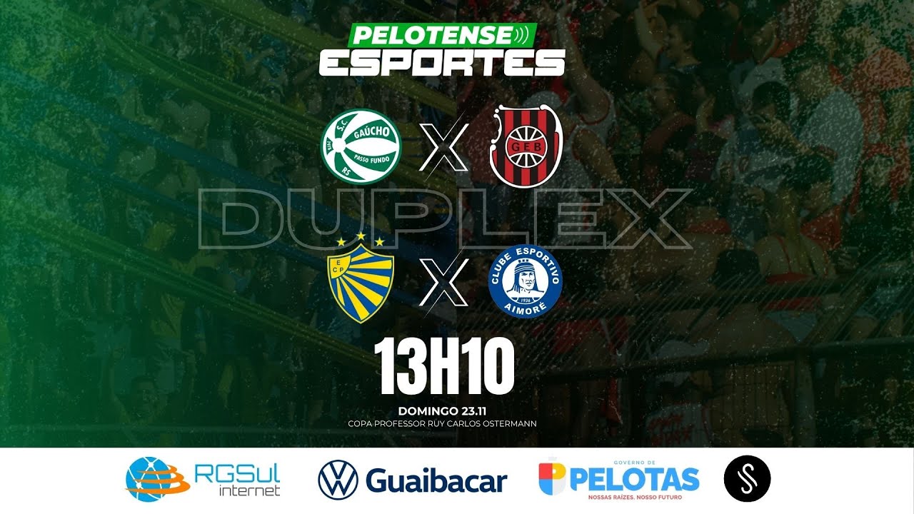 GA&Uacute;CHO X BRASIL | PELOTAS X AIMOR&Eacute; | COPA FGF 2025 | R&Aacute;DIO PELOTENSE AO VIVO | 23/11/2025