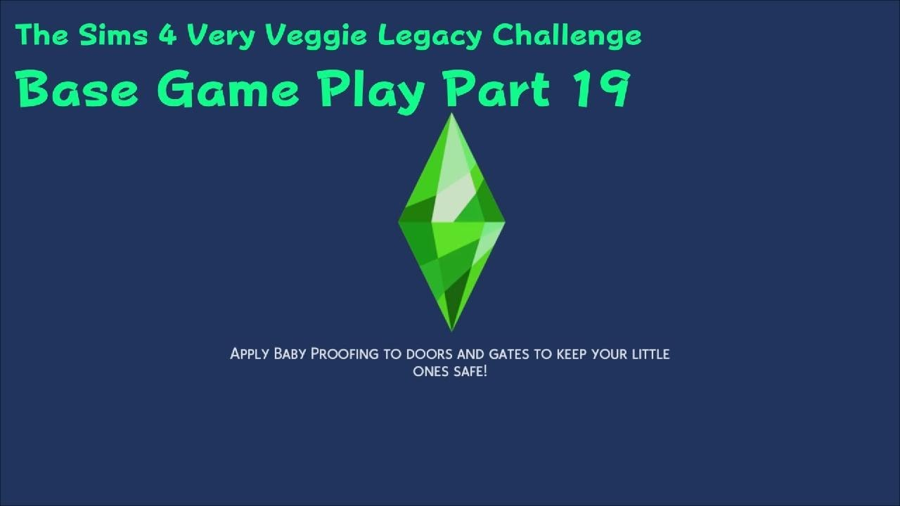 The Sims4 Very Veggie Legacy Challenge Base Game Play Part 19