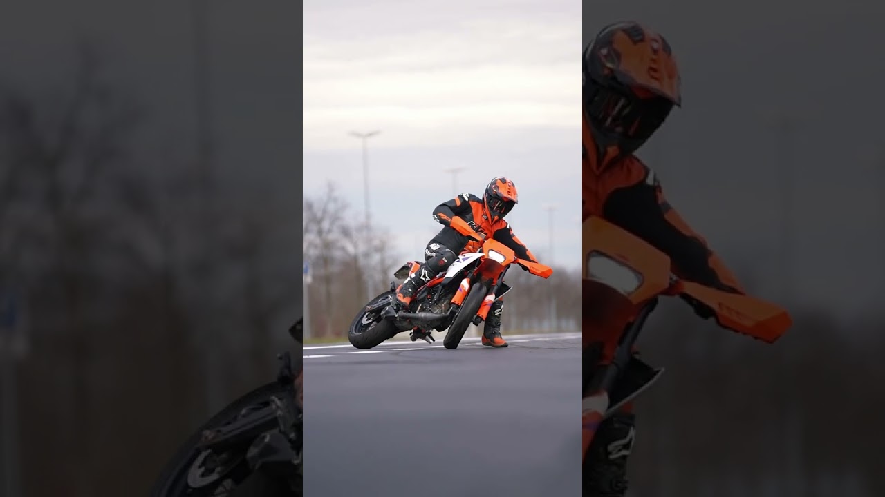 Sliding into Monday on the all-new KTM 390 SMC R! 🔥