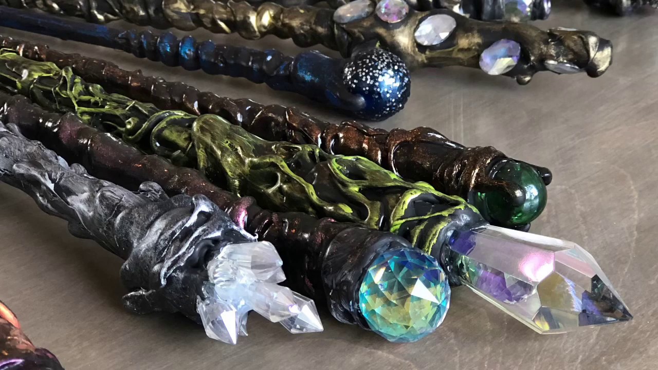 DIY wand with crystal or bead detail Tutorial