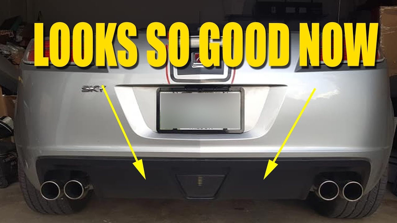 Painting The Rear Valance on my Saturn Sky