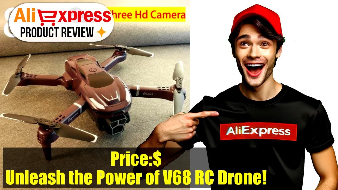 Is the V68 RC Drone 8k the Best Foldable Quadcopter Toy for Aerial Photography? Find Out