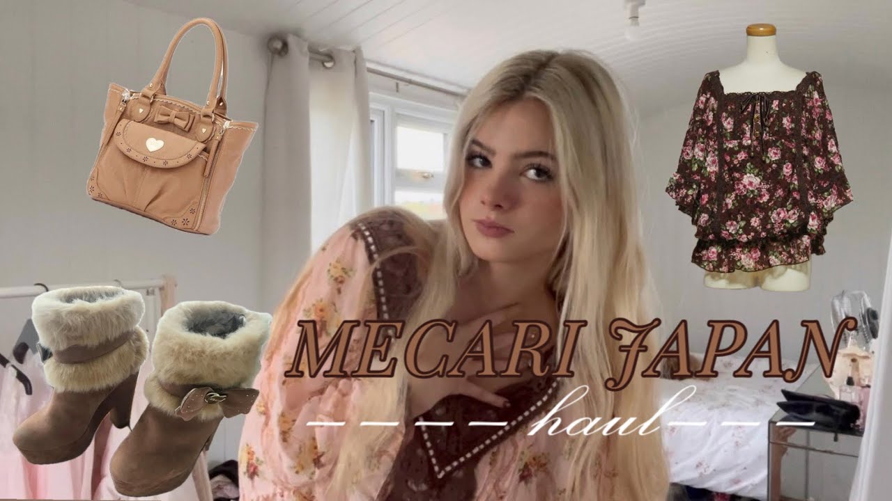 Mecari Japan haul, unboxing and try on 🎀✨