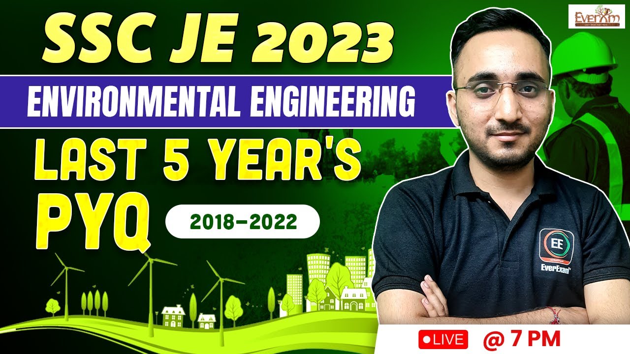 SSC JE 2023 | Environmental Engineering | SSC JE PYQ Civil | By Avnish Sir | Last 5 Year Paper