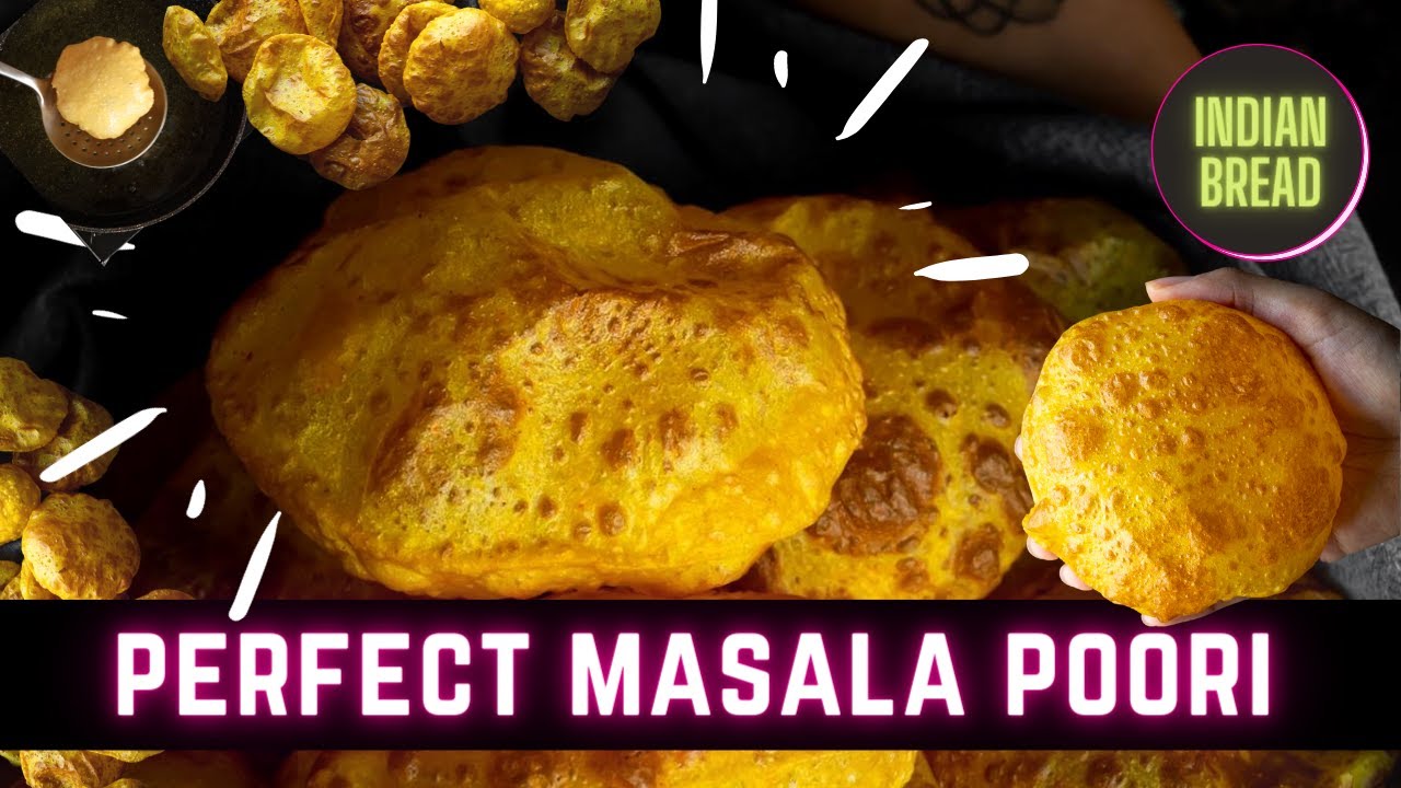 PUFFY MASALA POORI - TIKHI POORI RECIPE | Sanjana.Feasts